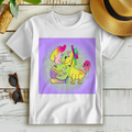 Damen Premium Bio T-Shirt Picasso dog