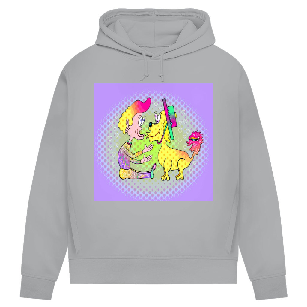 Damen Premium Bio Hoodie Picasso dog