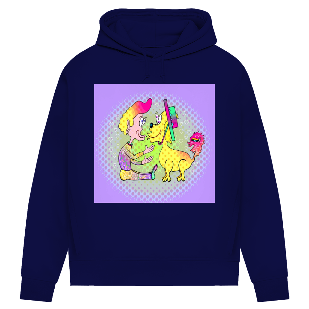 Damen Premium Bio Hoodie Picasso dog