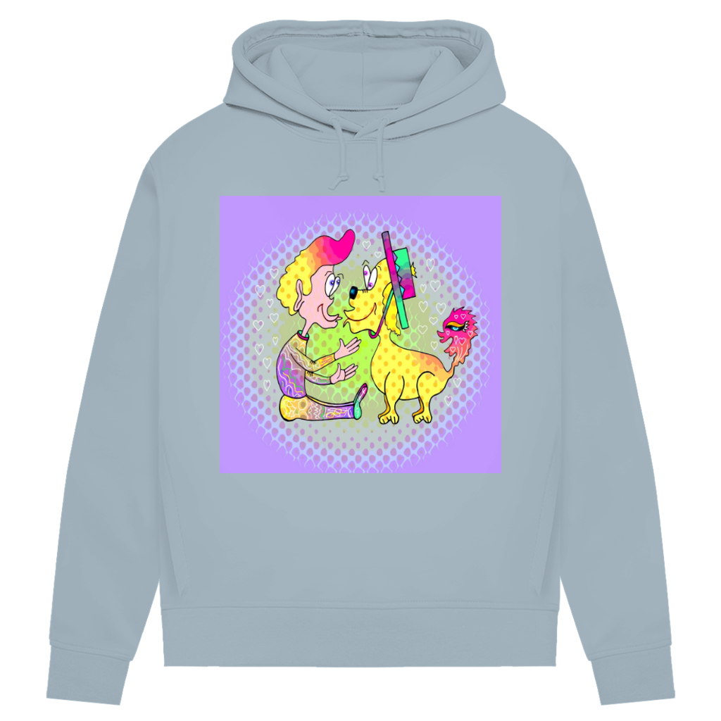 Damen Premium Bio Hoodie Picasso dog