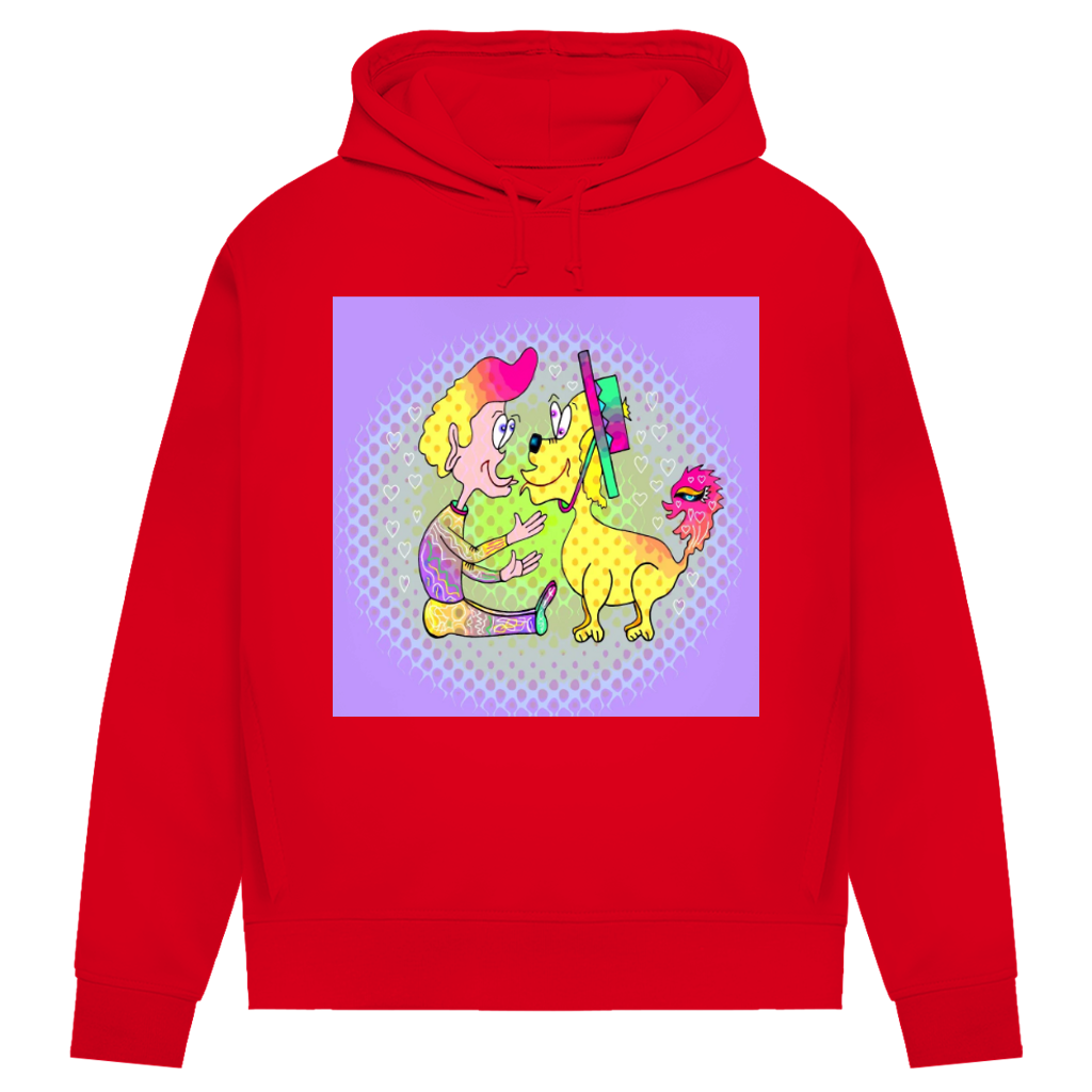Damen Premium Bio Hoodie Picasso dog