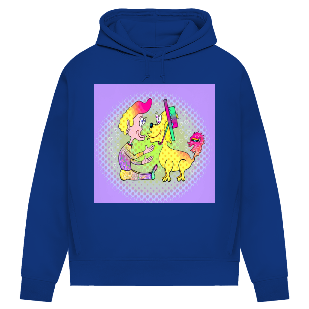 Damen Premium Bio Hoodie Picasso dog