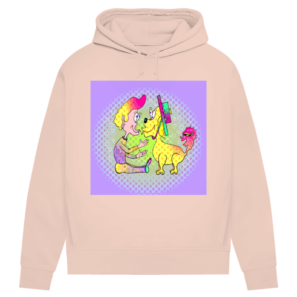 Damen Premium Bio Hoodie Picasso dog