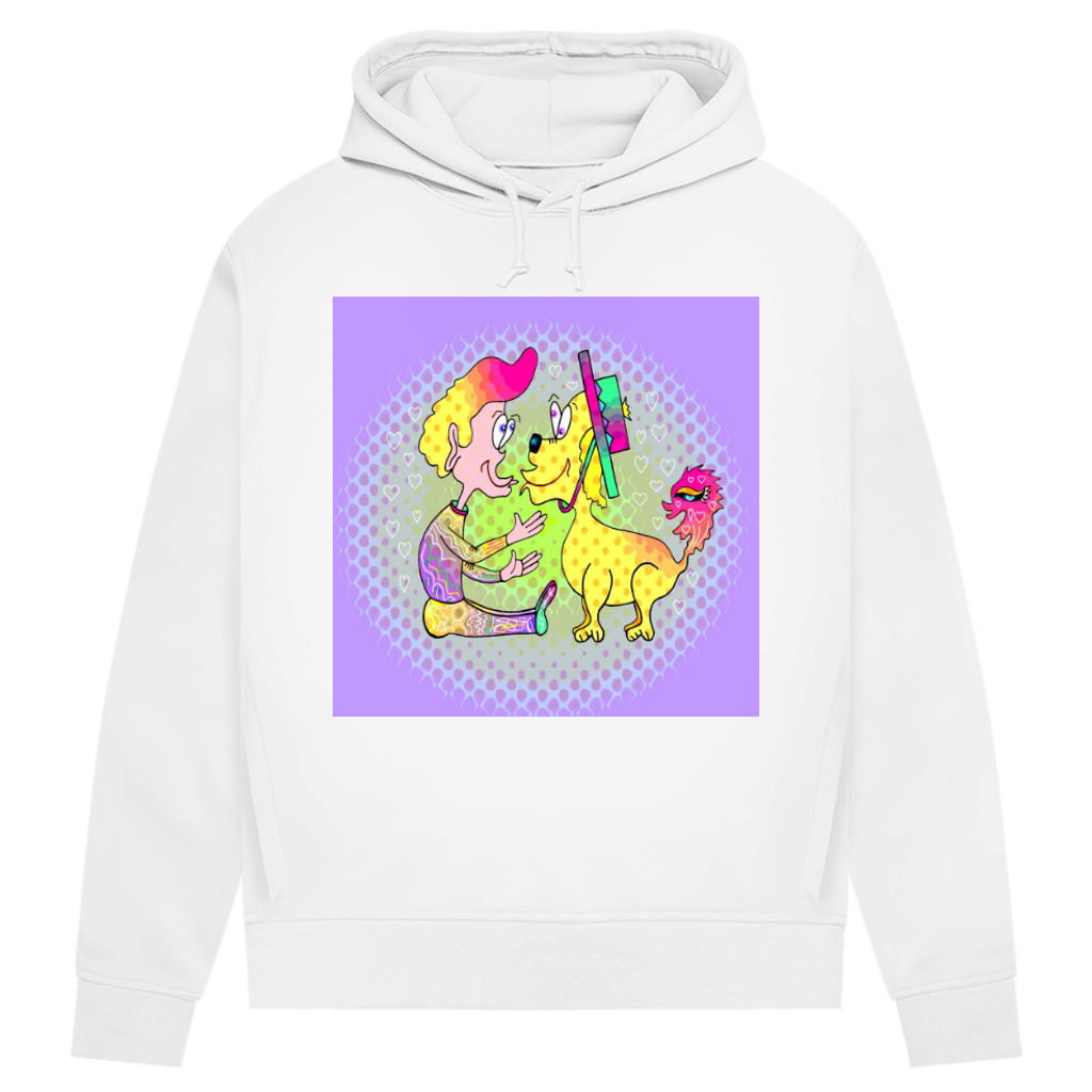 Damen Premium Bio Hoodie Picasso dog