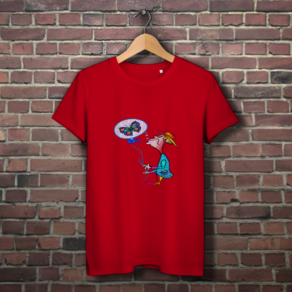 Damen Premium Bio T-Shirt Ballonkünstler Manfred