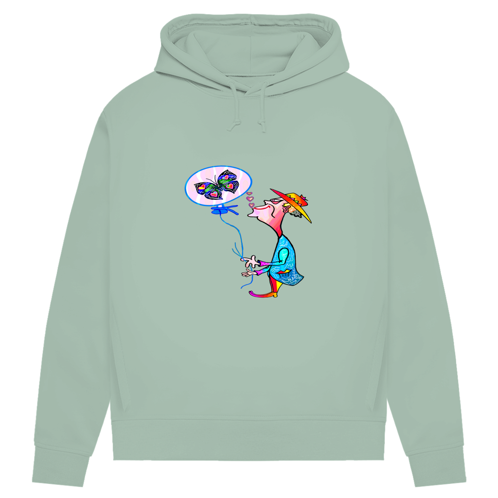Damen Premium Bio Hoodie Ballonkünstler Manfred