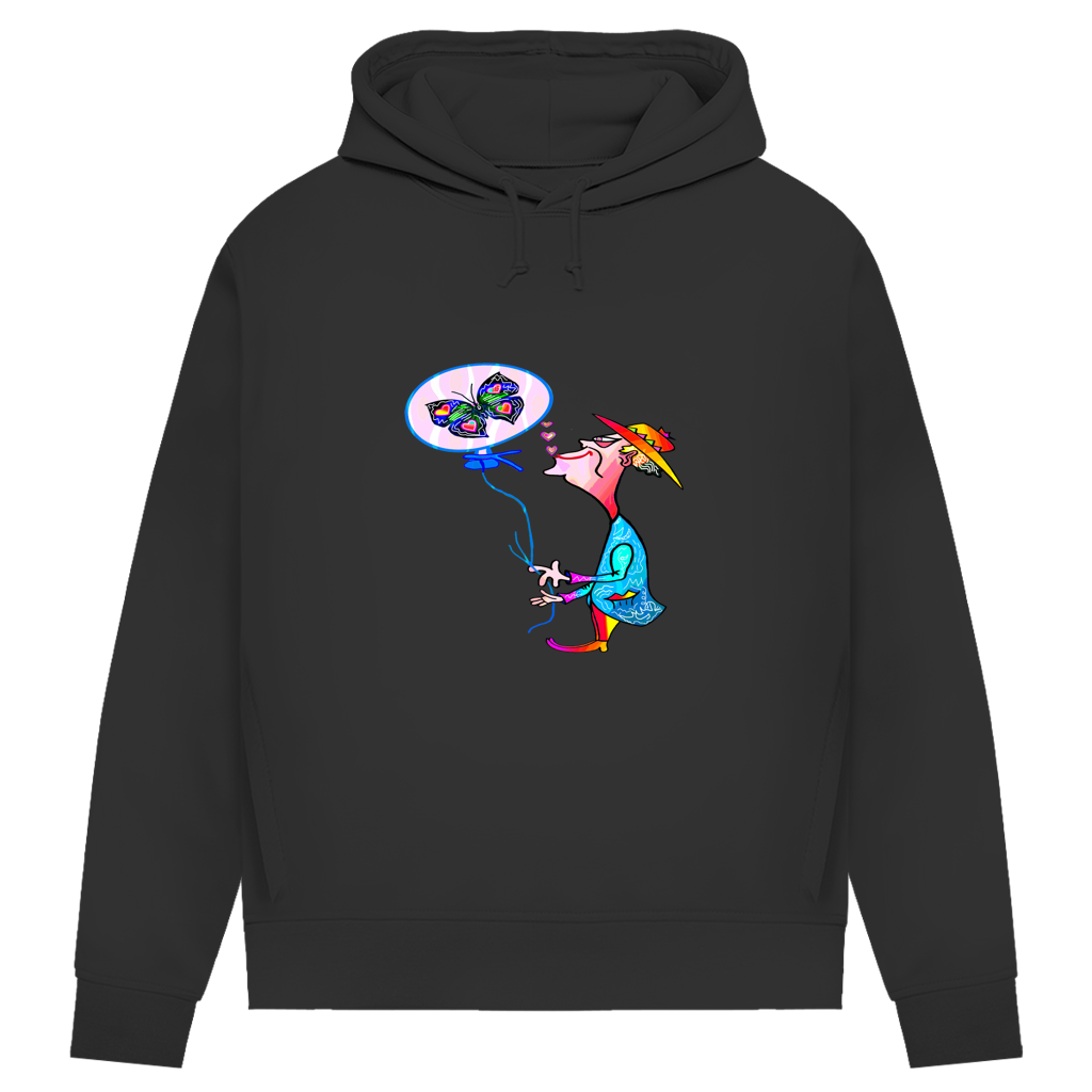 Damen Premium Bio Hoodie Ballonkünstler Manfred