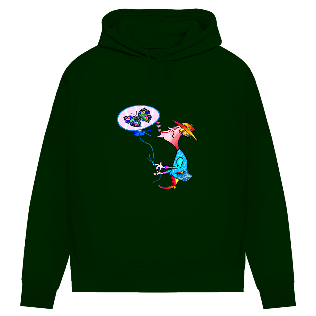 Damen Premium Bio Hoodie Ballonkünstler Manfred