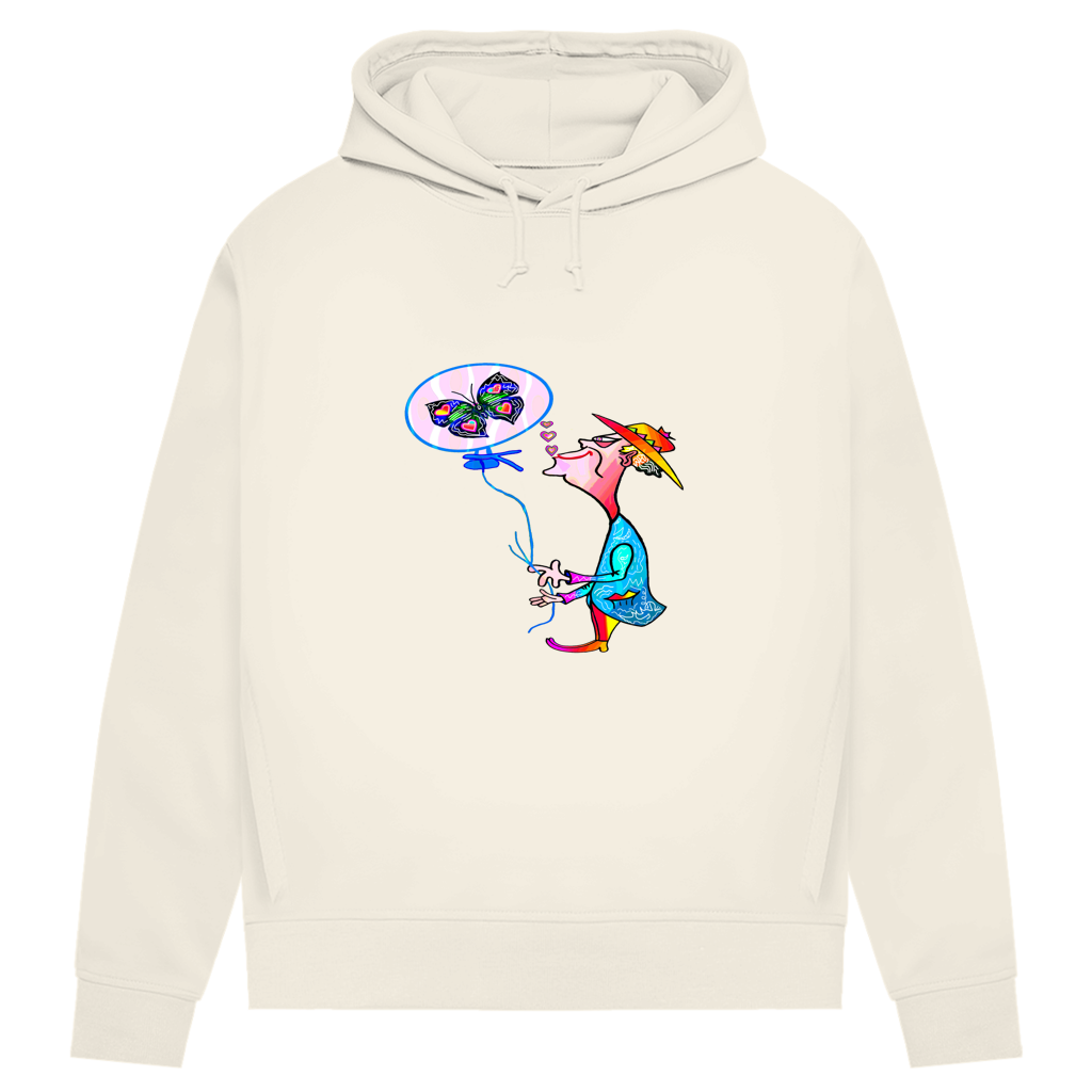 Damen Premium Bio Hoodie Ballonkünstler Manfred