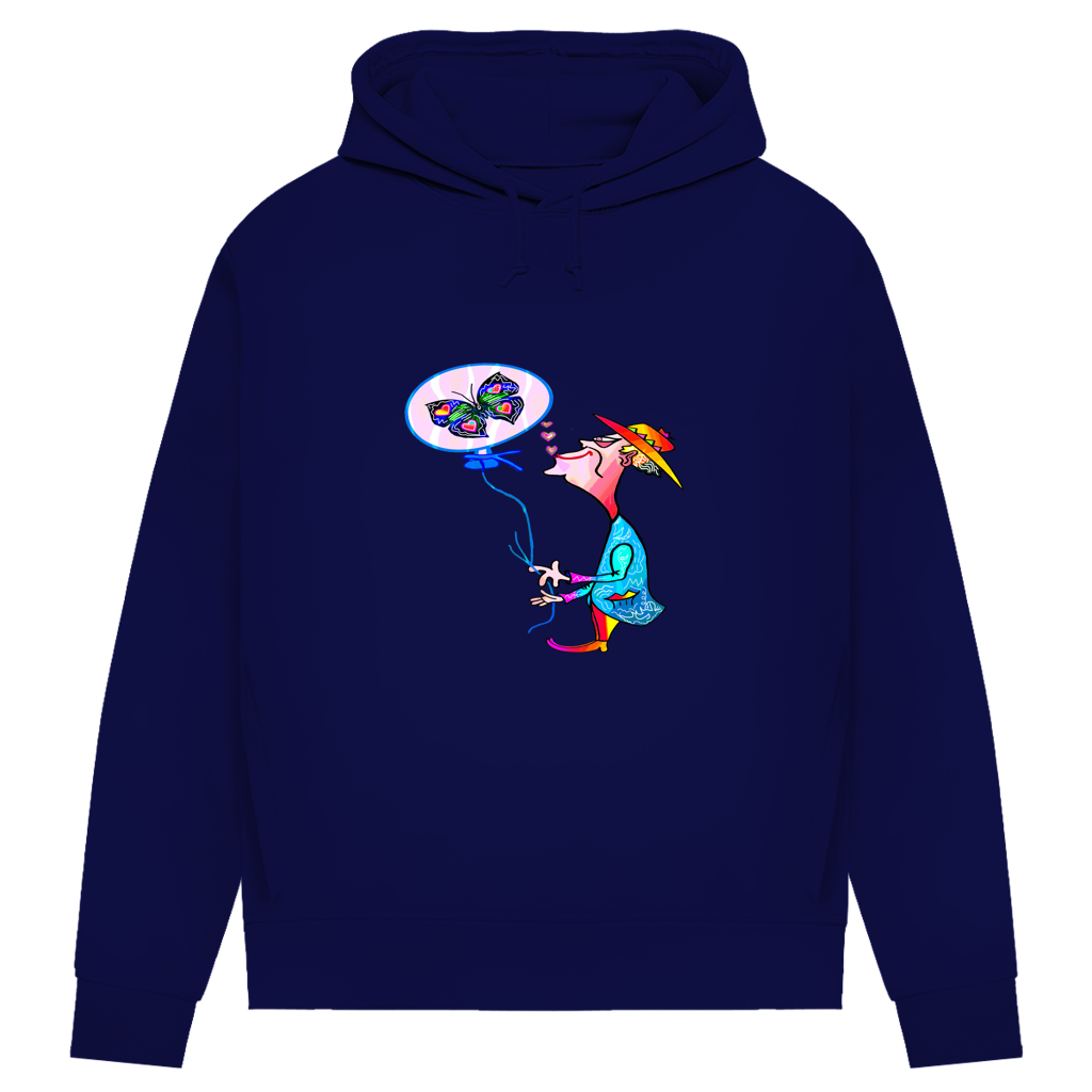 Damen Premium Bio Hoodie Ballonkünstler Manfred