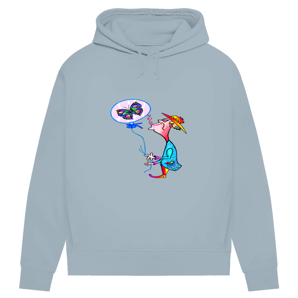 Damen Premium Bio Hoodie Ballonkünstler Manfred