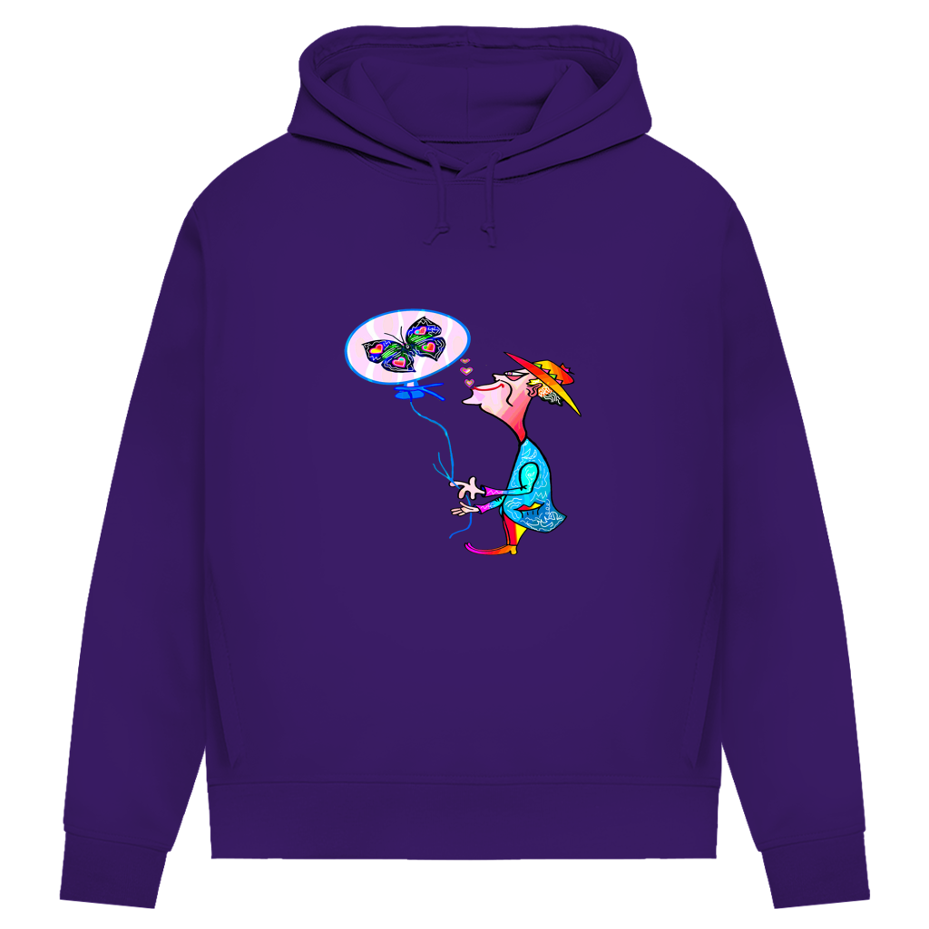 Damen Premium Bio Hoodie Ballonkünstler Manfred