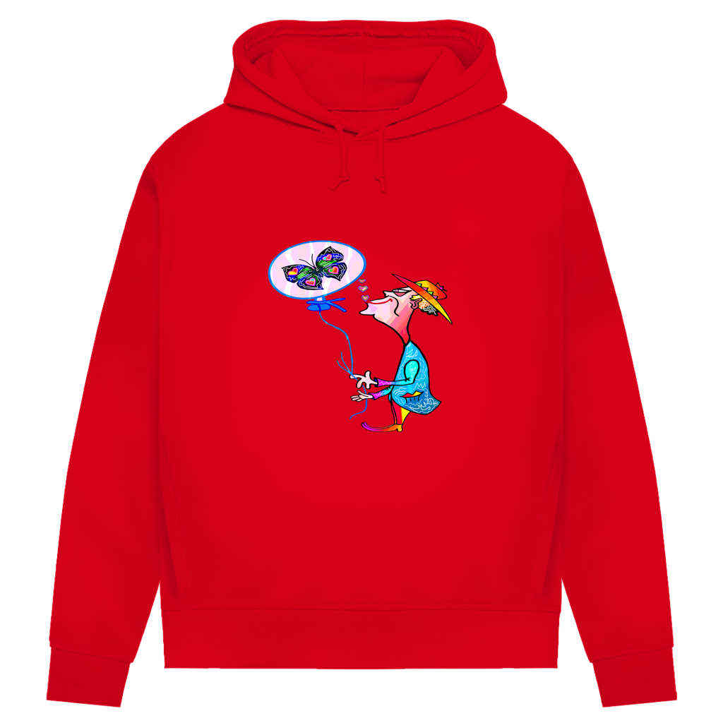 Damen Premium Bio Hoodie Ballonkünstler Manfred