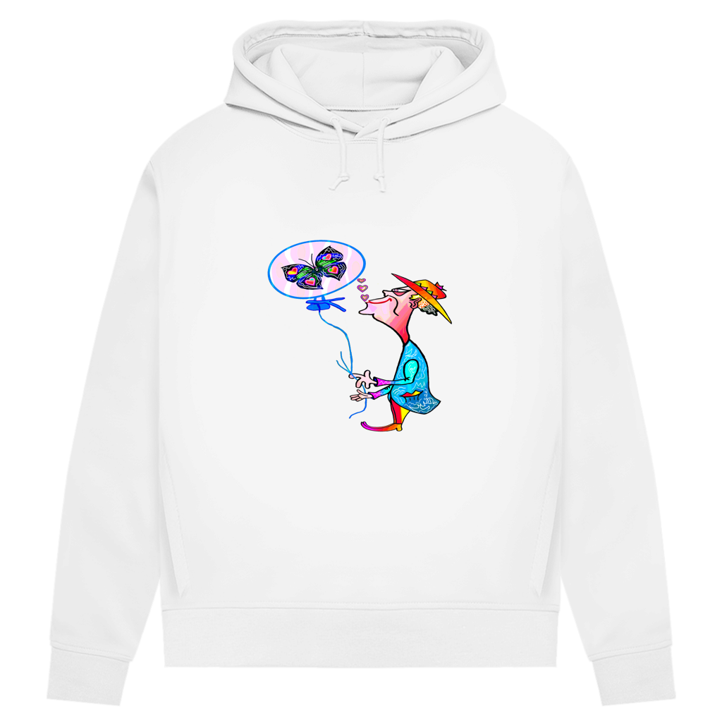Damen Premium Bio Hoodie Ballonkünstler Manfred