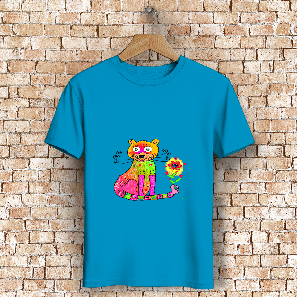 Herren Premium Bio T-Shirt Cats best friend