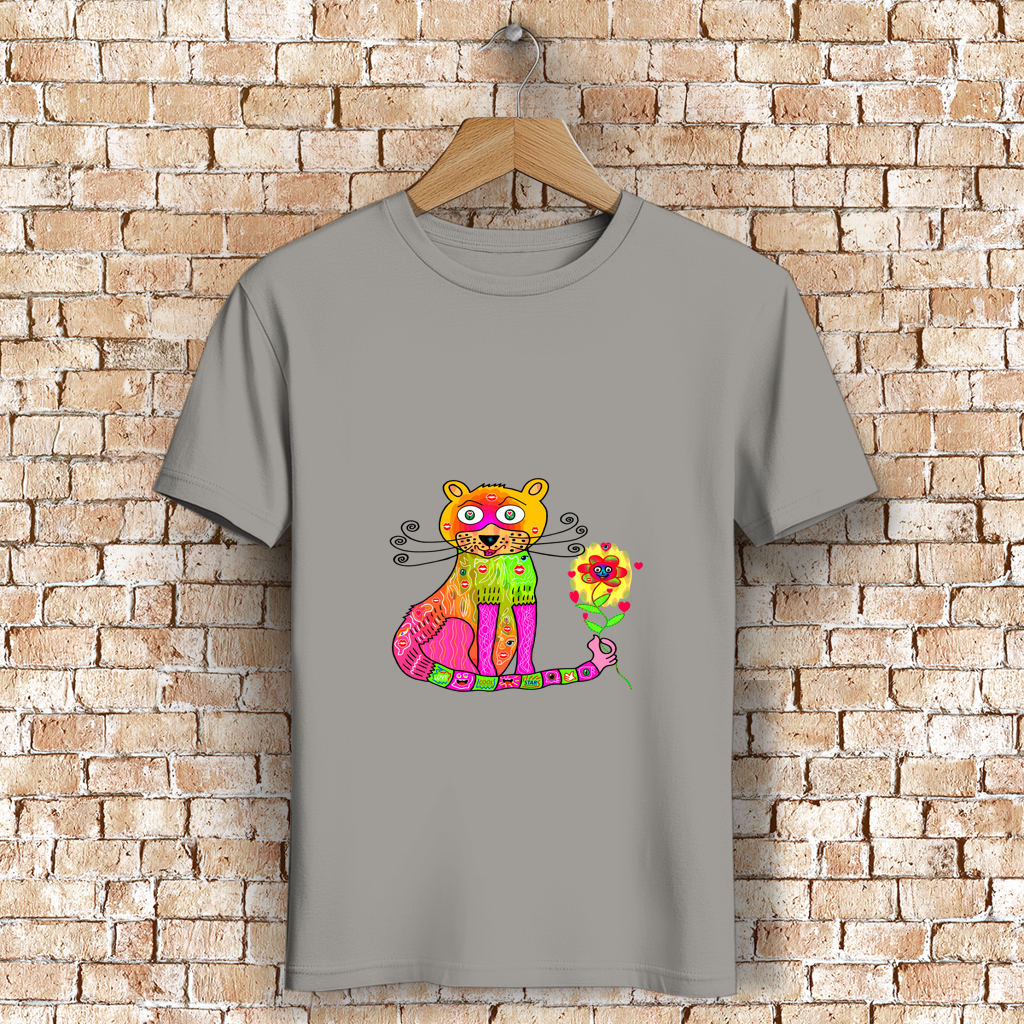 Herren Premium Bio T-Shirt Cats best friend