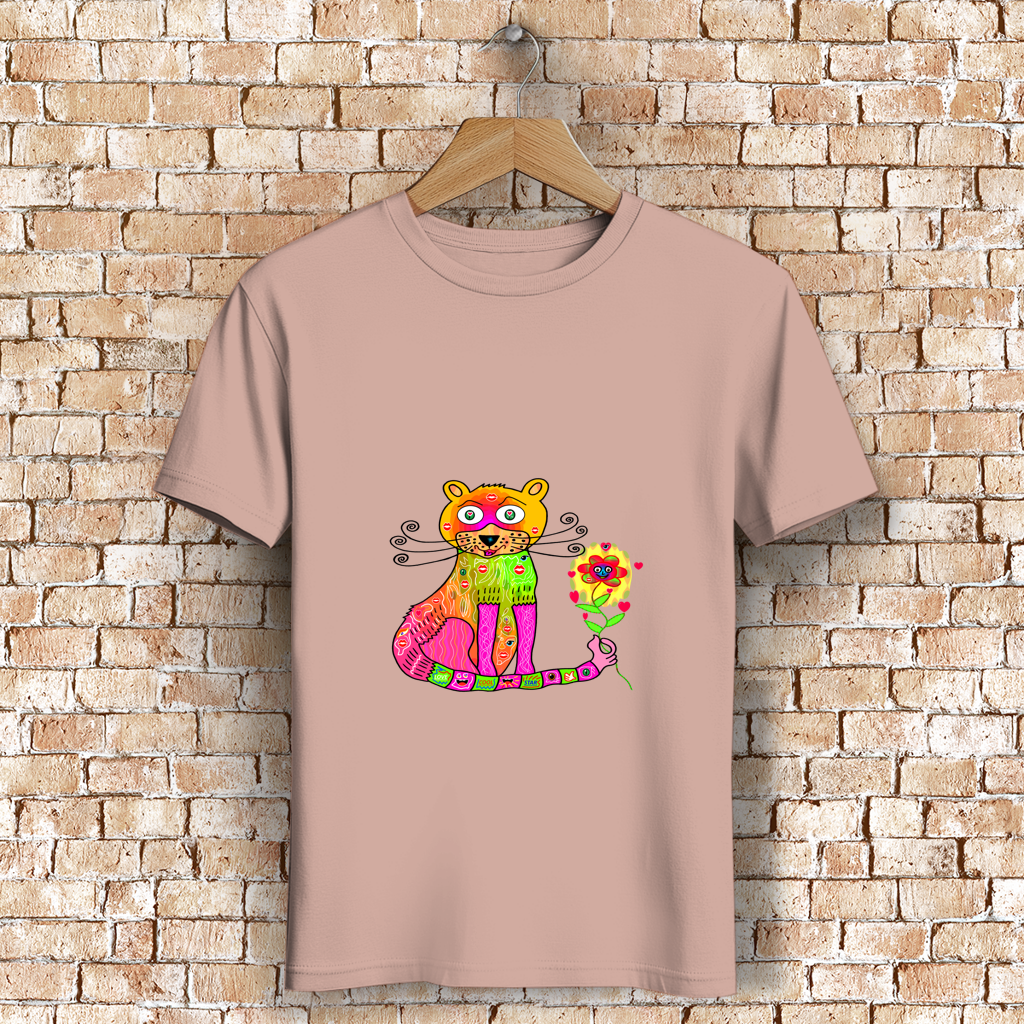 Herren Premium Bio T-Shirt Cats best friend
