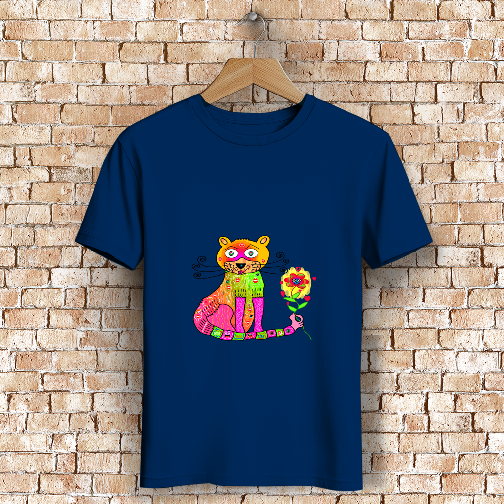 Herren Premium Bio T-Shirt Cats best friend