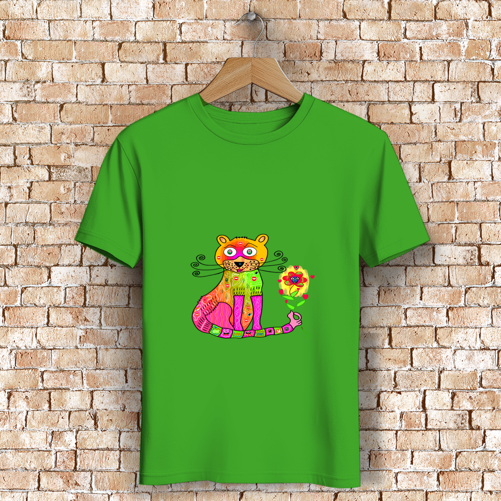 Herren Premium Bio T-Shirt Cats best friend