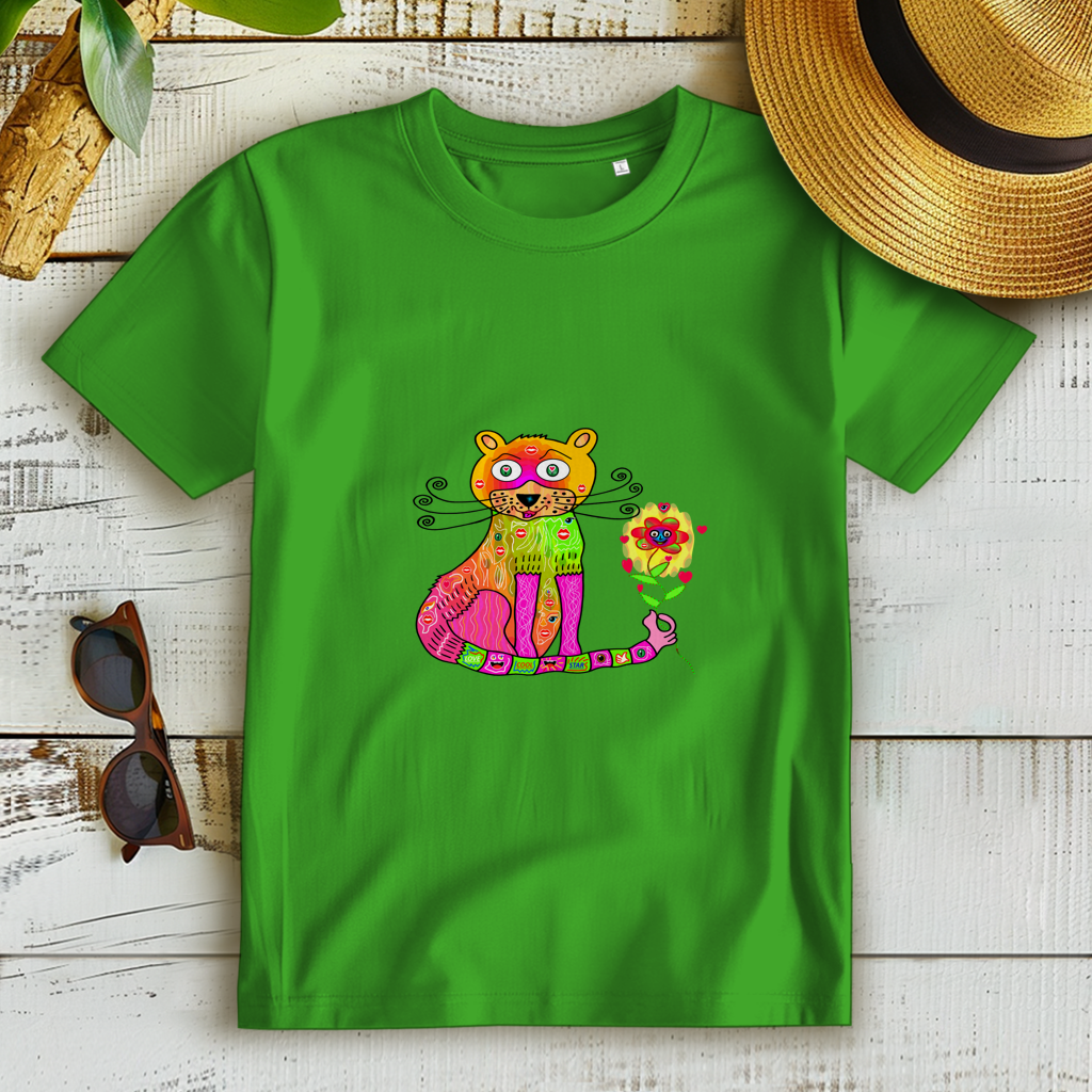 Damen Premium Bio T-Shirt Cats best friend