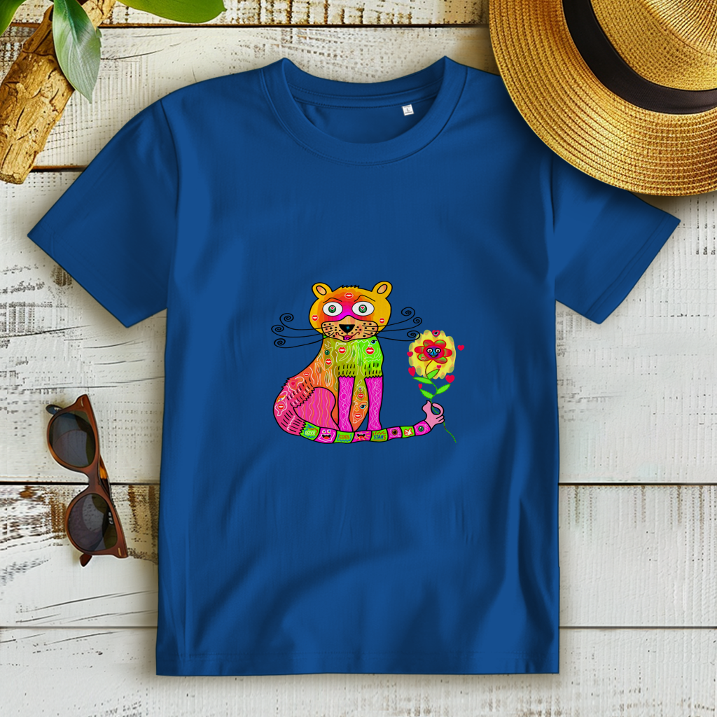 Damen Premium Bio T-Shirt Cats best friend