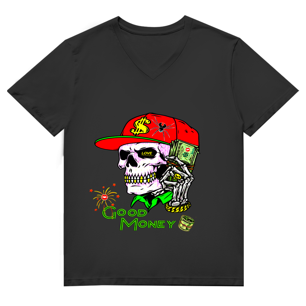 Herren Premium Bio V-Neck T-Shirt Good Money