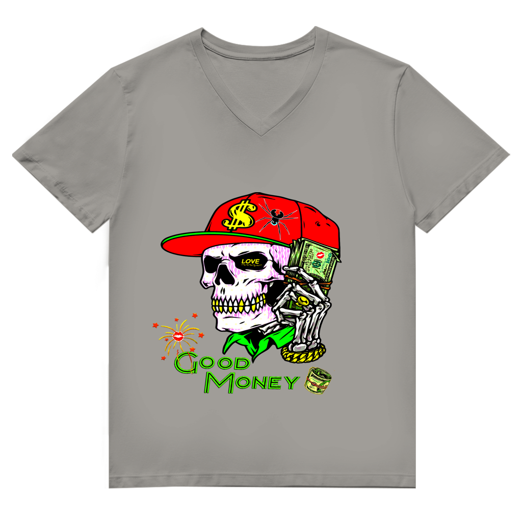 Herren Premium Bio V-Neck T-Shirt Good Money