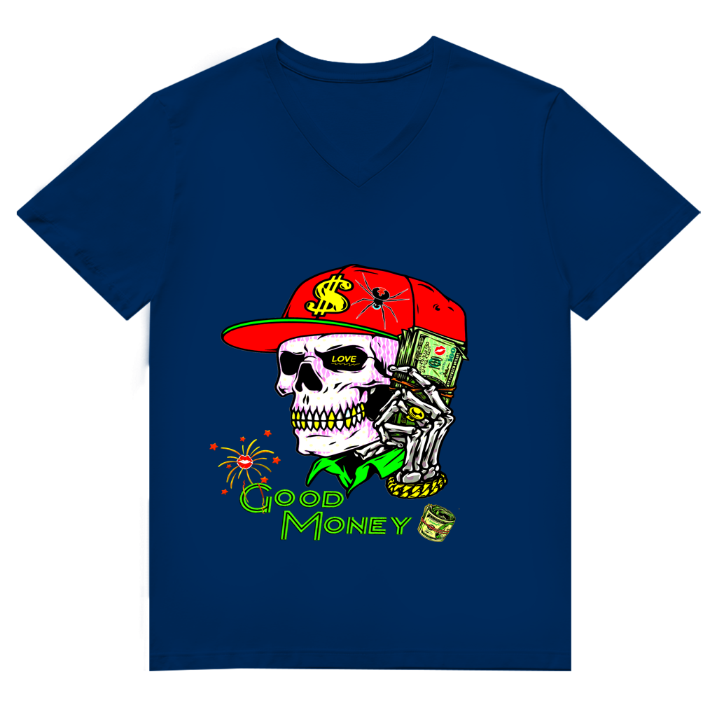Herren Premium Bio V-Neck T-Shirt Good Money