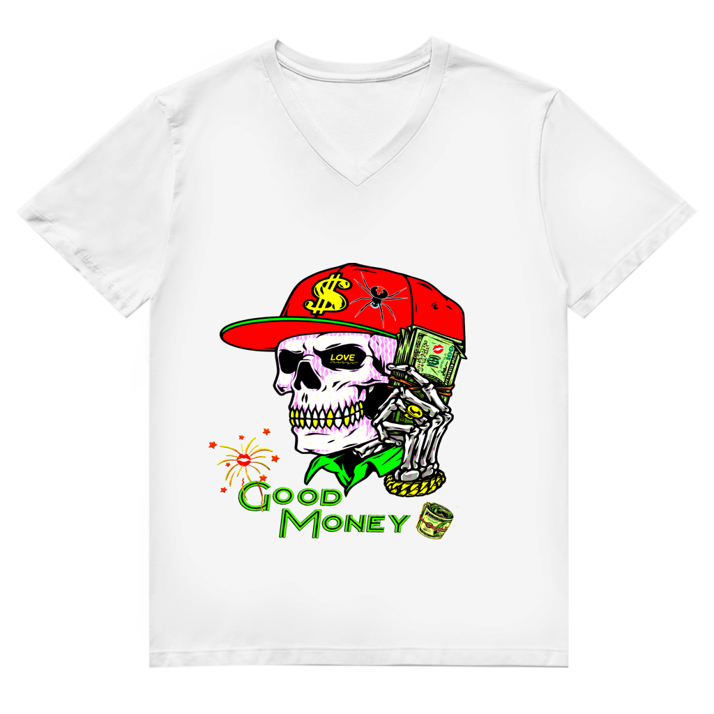 Herren Premium Bio V-Neck T-Shirt Good Money