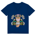 Herren Premium Bio V-Neck T-Shirt Girl