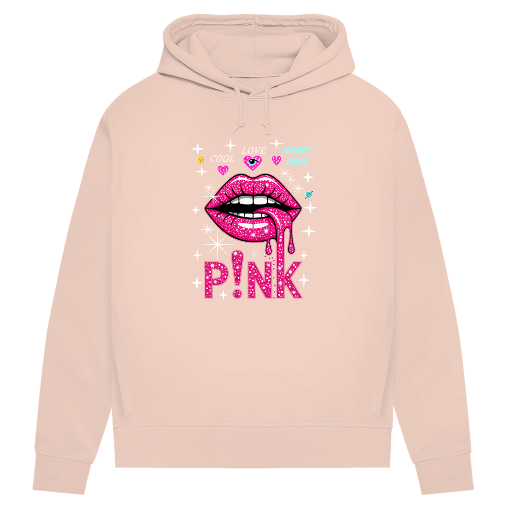 Damen Premium Bio Hoodie Pink