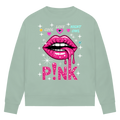 Damen Premium Bio Sweatshirt Pink