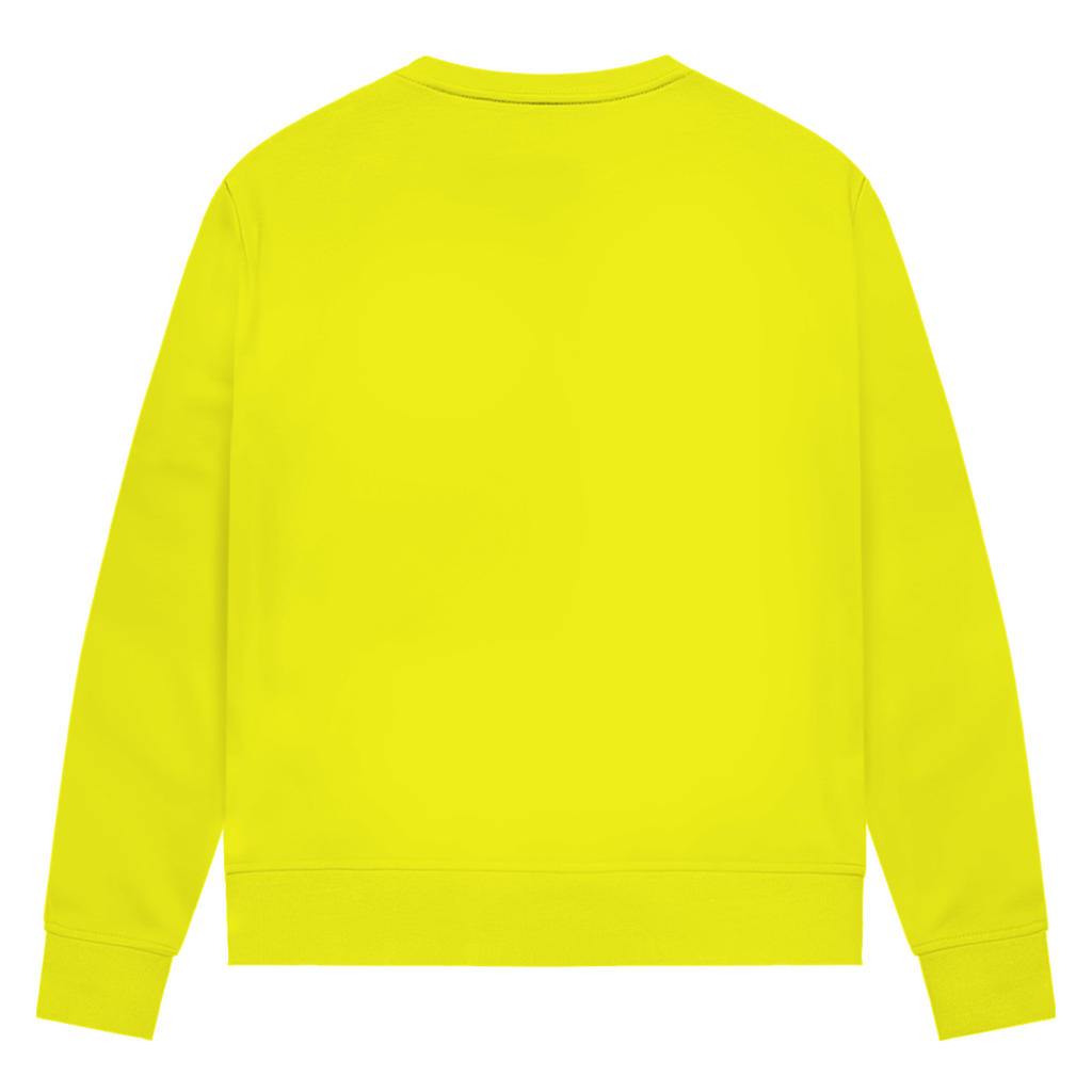 Damen Premium Bio Sweatshirt Frau mit Sonnenbrille