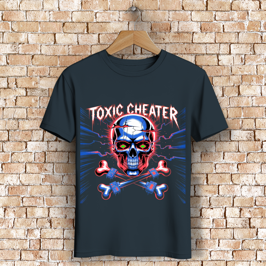 Herren Premium Bio T-Shirt Toxic Cheater