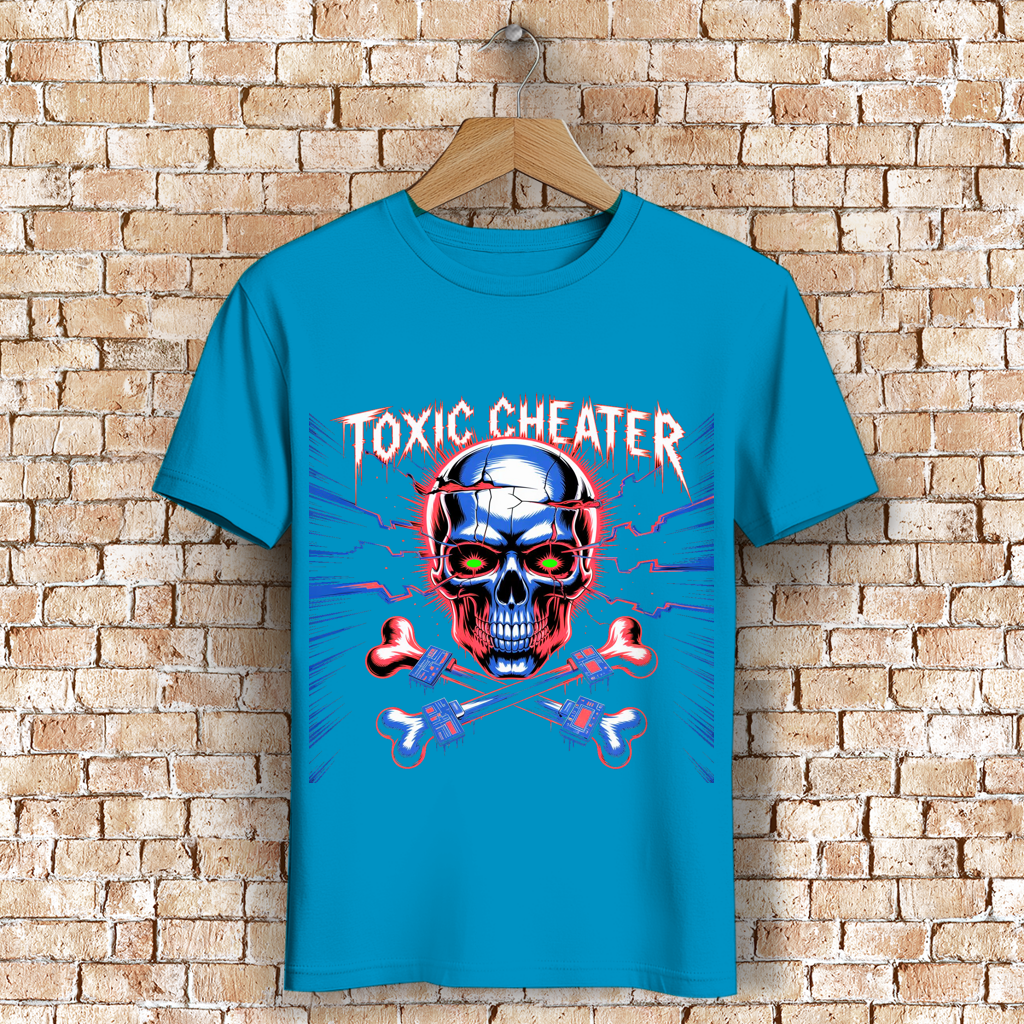 Herren Premium Bio T-Shirt Toxic Cheater