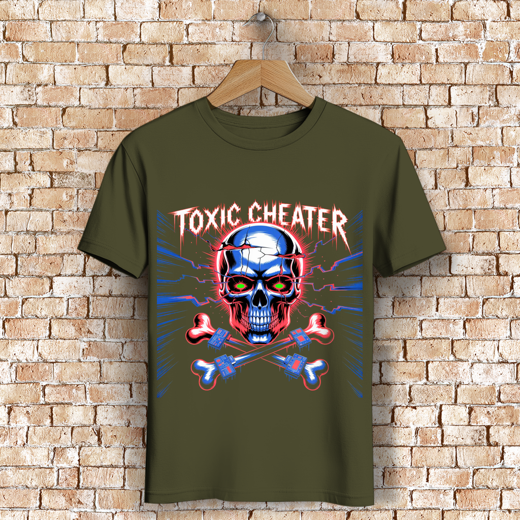 Herren Premium Bio T-Shirt Toxic Cheater