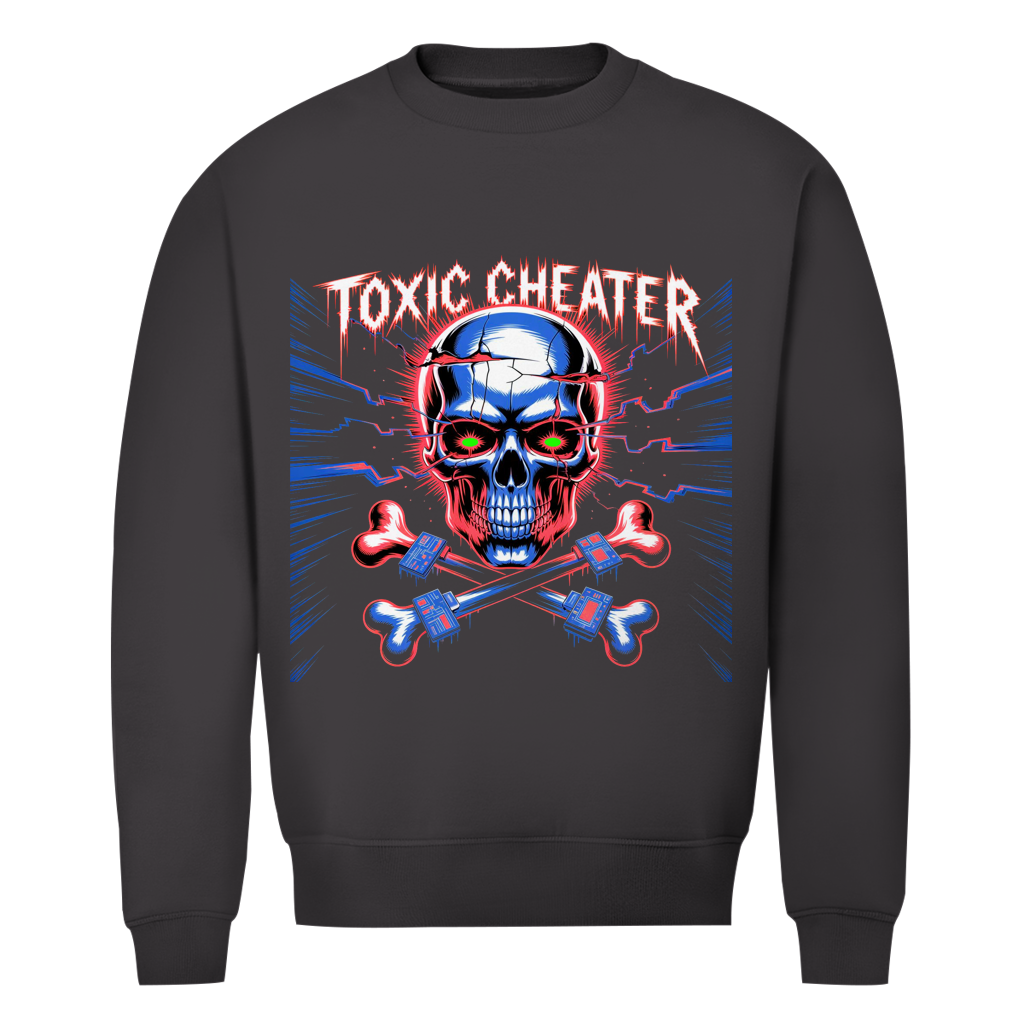 Herren Premium Bio Sweatshirt Toxic Cheater