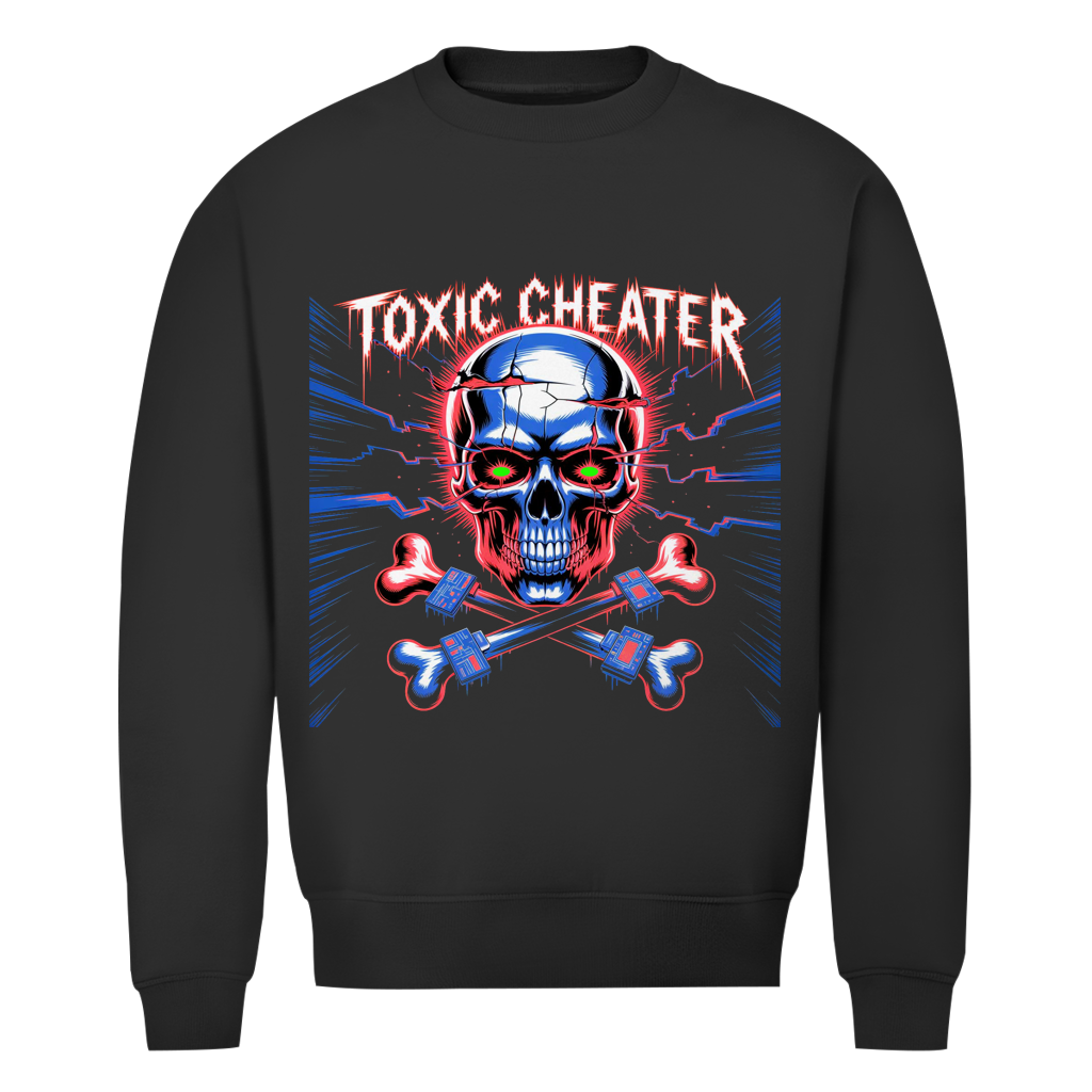 Herren Premium Bio Sweatshirt Toxic Cheater