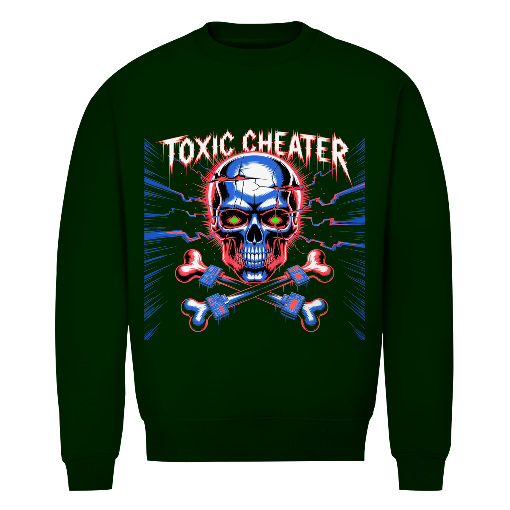 Herren Premium Bio Sweatshirt Toxic Cheater