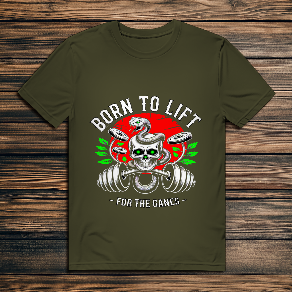 Herren Premium Bio T-Shirt Born to Lift