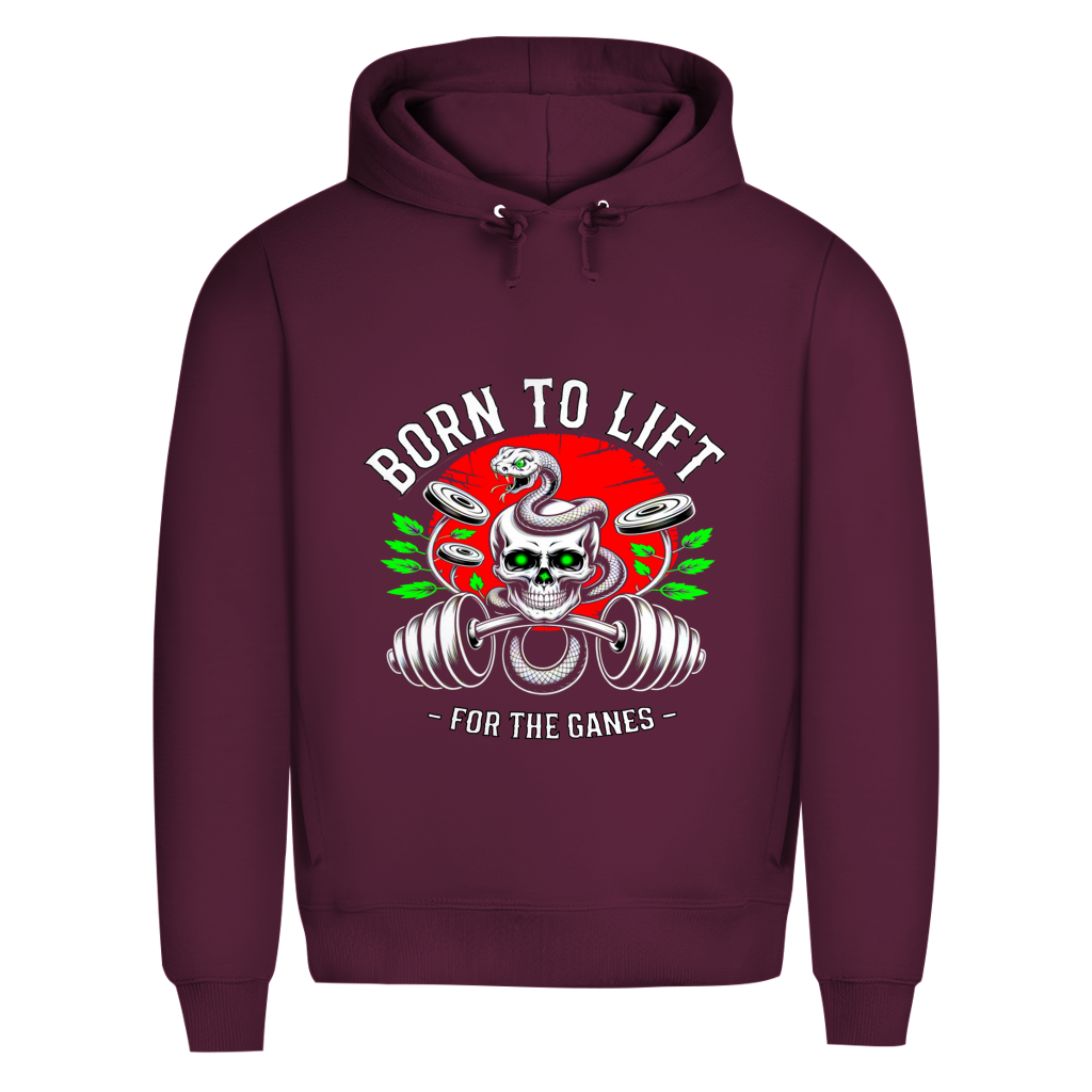 Herren Premium Bio Hoodie Born to Lift