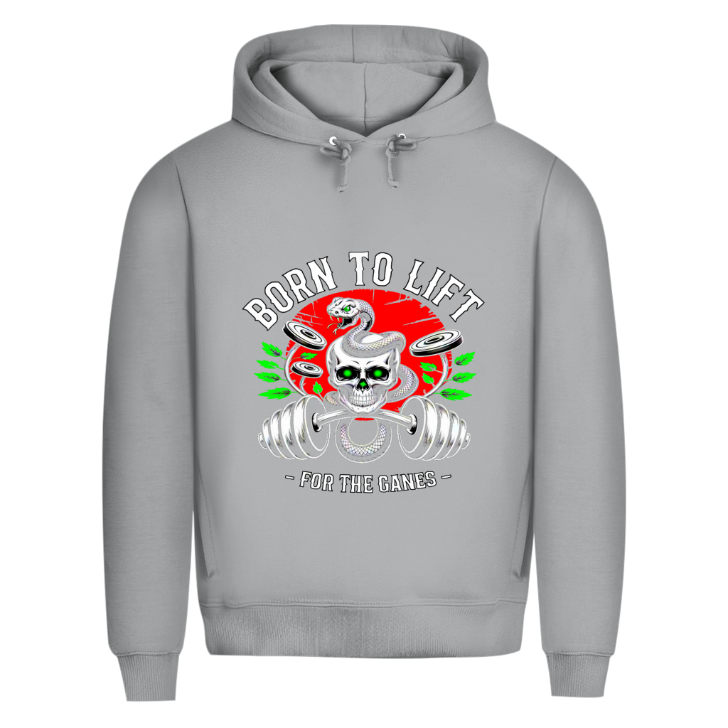 Herren Premium Bio Hoodie Born to Lift
