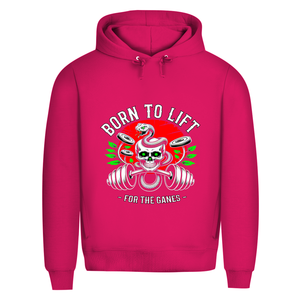 Herren Premium Bio Hoodie Born to Lift