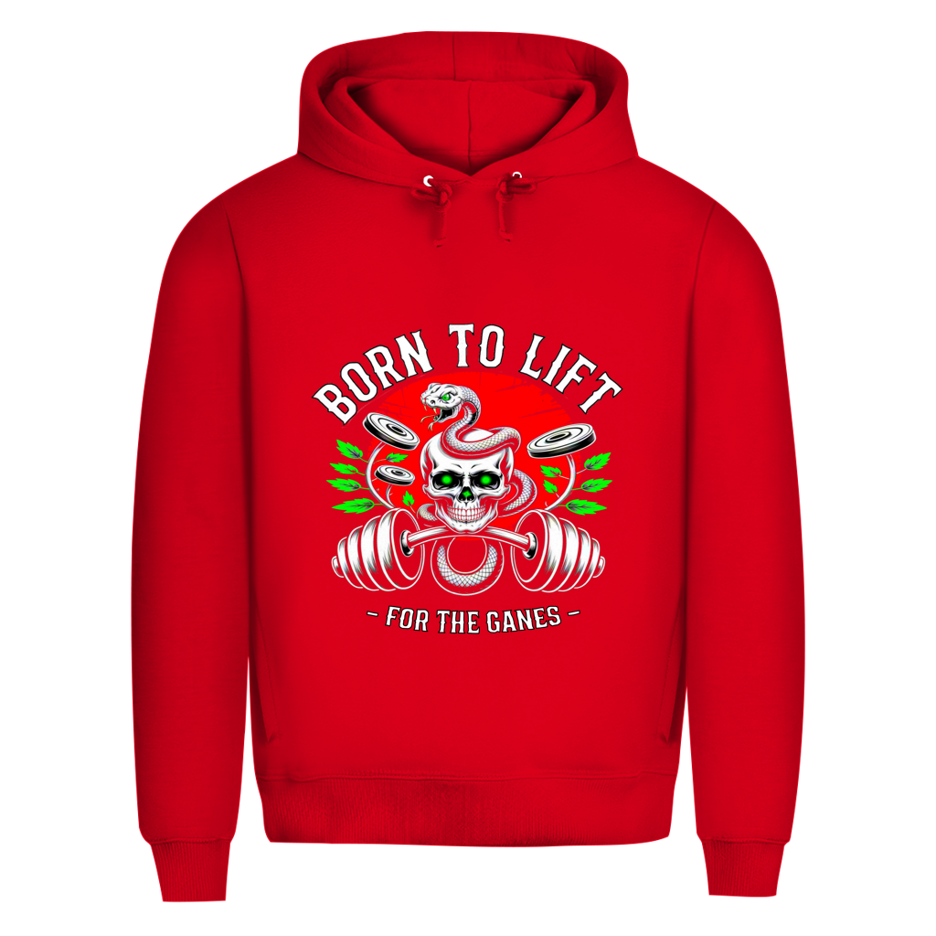 Herren Premium Bio Hoodie Born to Lift