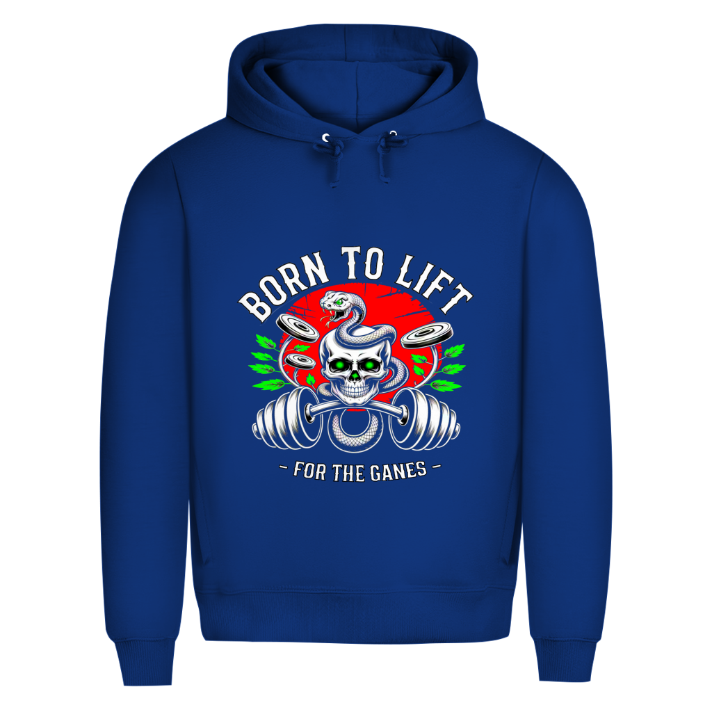 Herren Premium Bio Hoodie Born to Lift