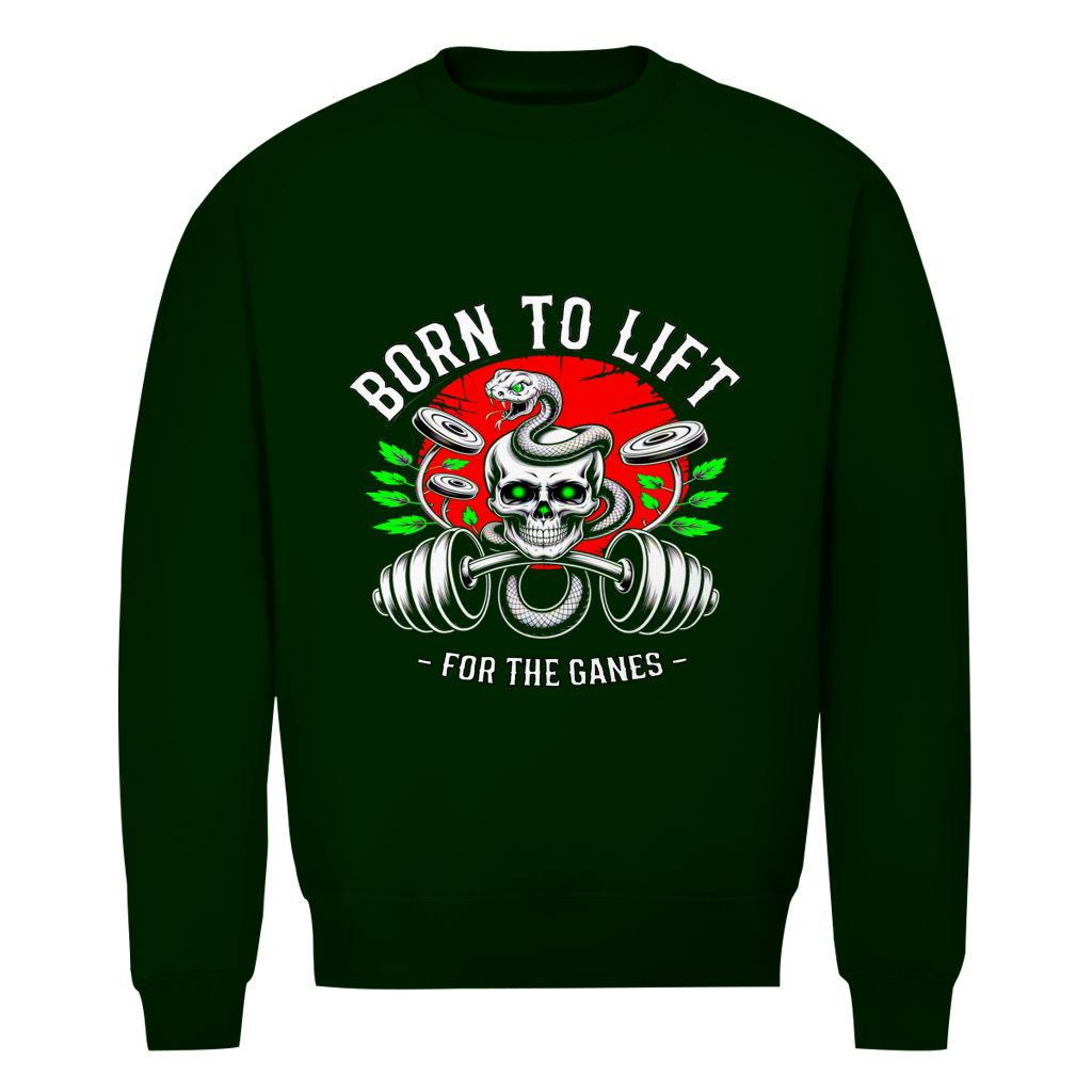 Herren Premium Bio Sweatshirt Born to Lift