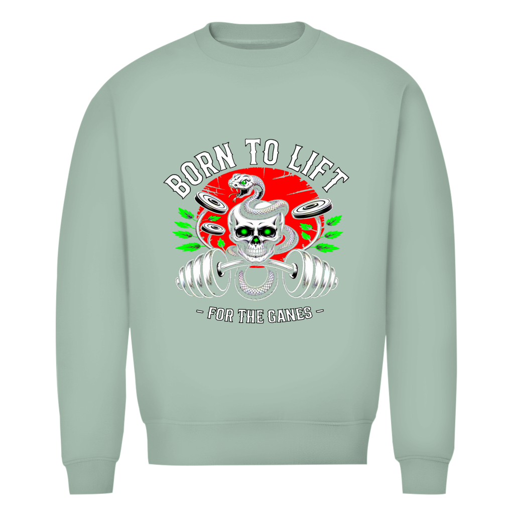 Herren Premium Bio Sweatshirt Born to Lift