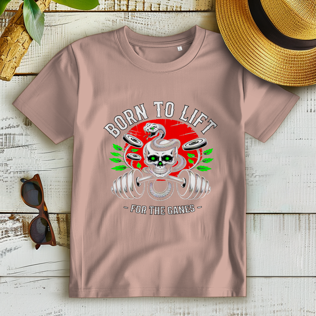 Damen Premium Bio T-Shirt Born to Lift