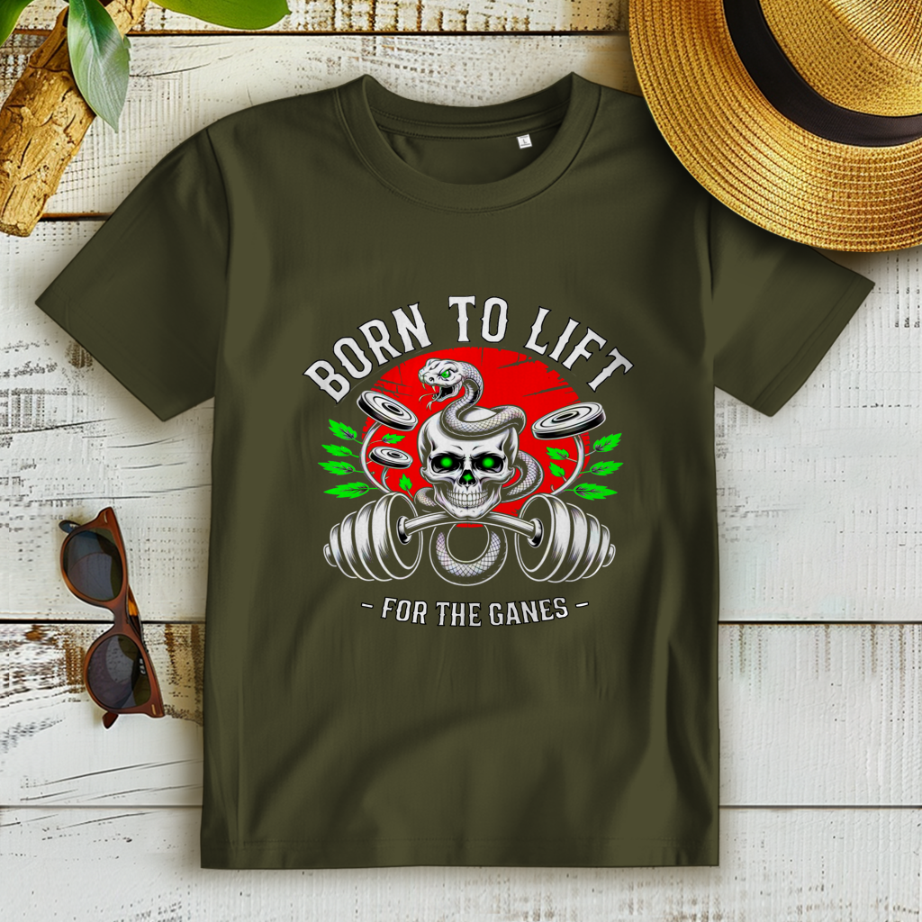 Damen Premium Bio T-Shirt Born to Lift