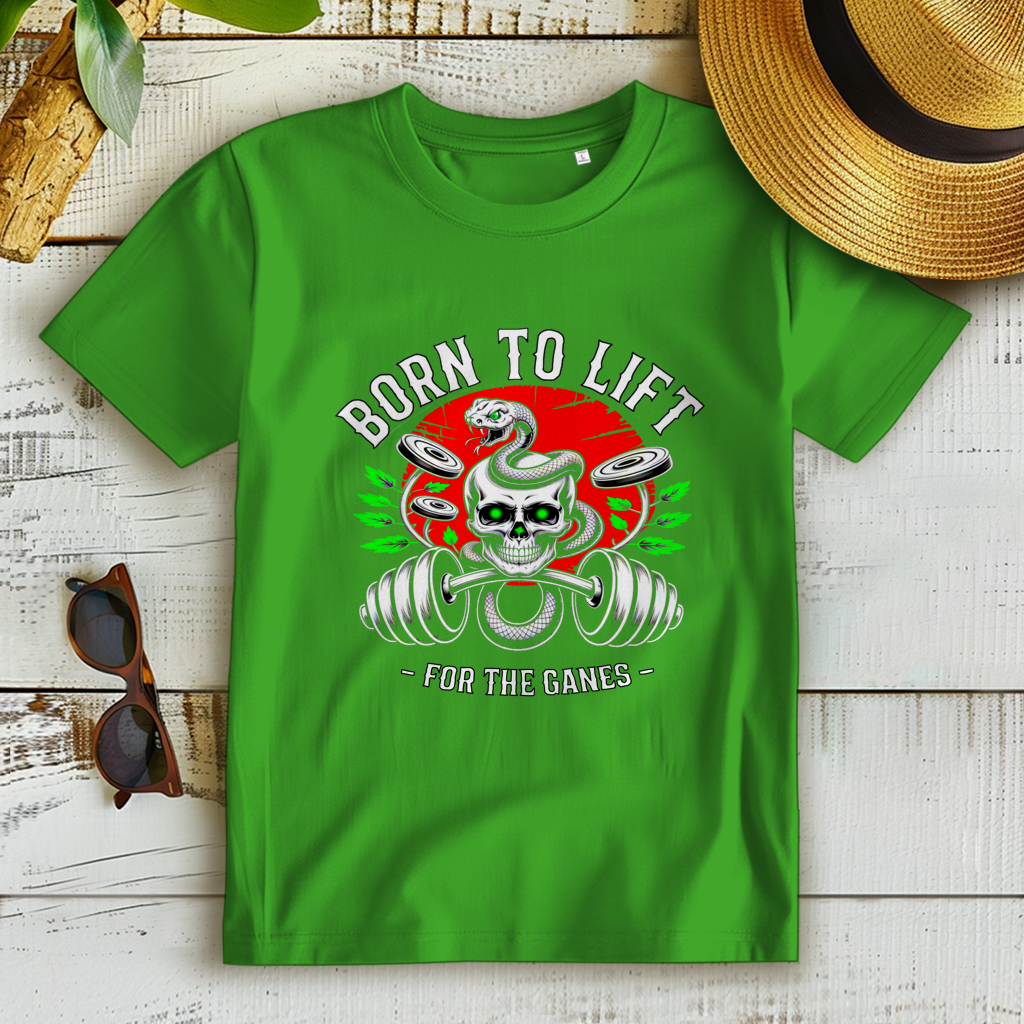 Damen Premium Bio T-Shirt Born to Lift